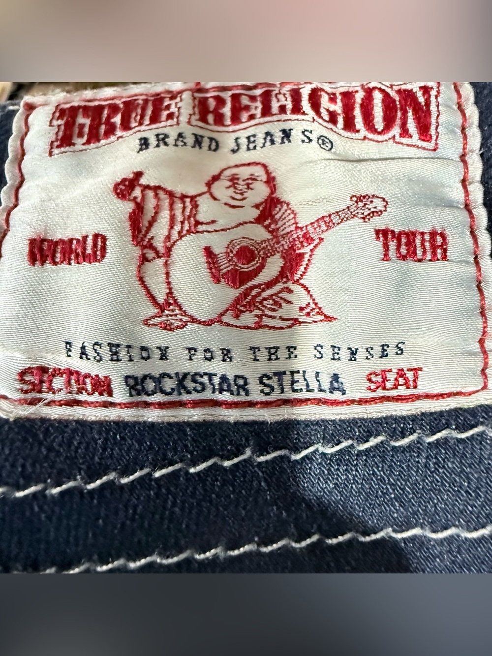 True Religion “Rockstar Stella” Low/Mid Rise Toothpick Skinny Fit Jeans Size 27 - Picture 9 of 12